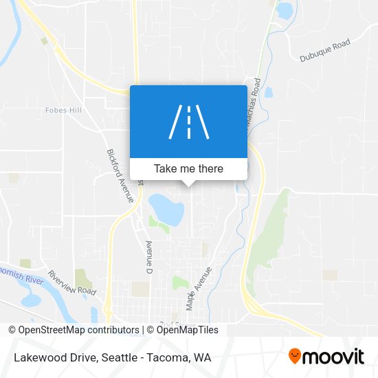 Mapa de Lakewood Drive