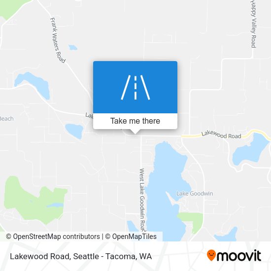 Lakewood Road map