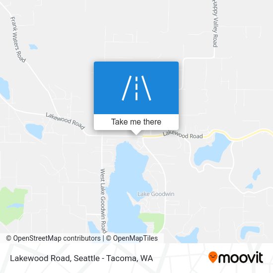 Lakewood Road map