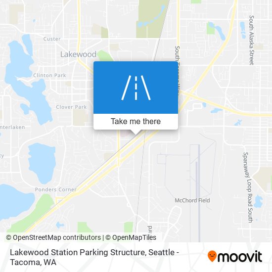 Lakewood Station Parking Structure map