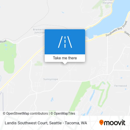 Landis Southwest Court map