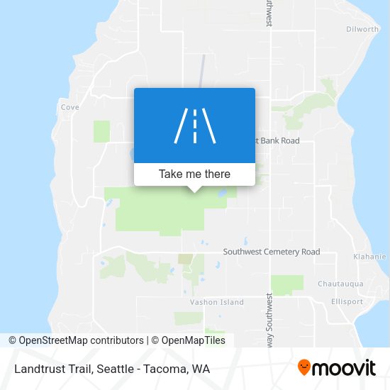 Mapa de Landtrust Trail