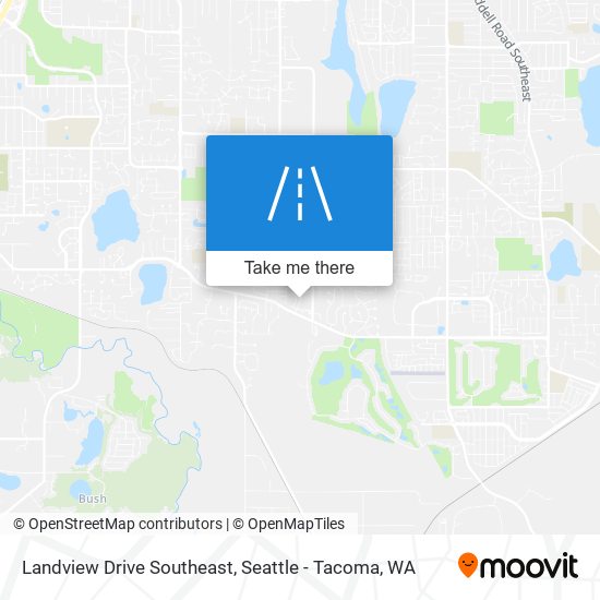 Mapa de Landview Drive Southeast