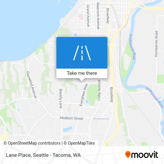 Lane Place map