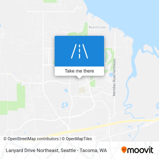 Lanyard Drive Northeast map