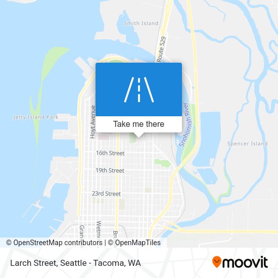 Larch Street map