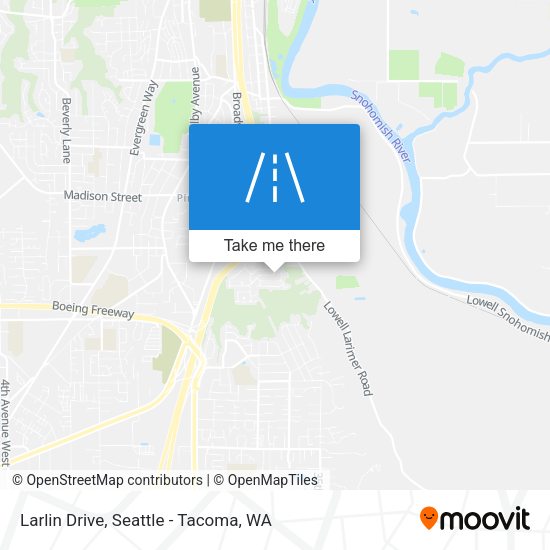 Larlin Drive map