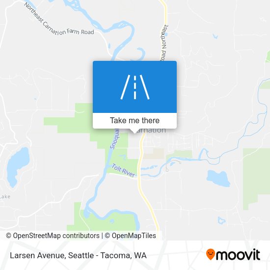 Larsen Avenue map