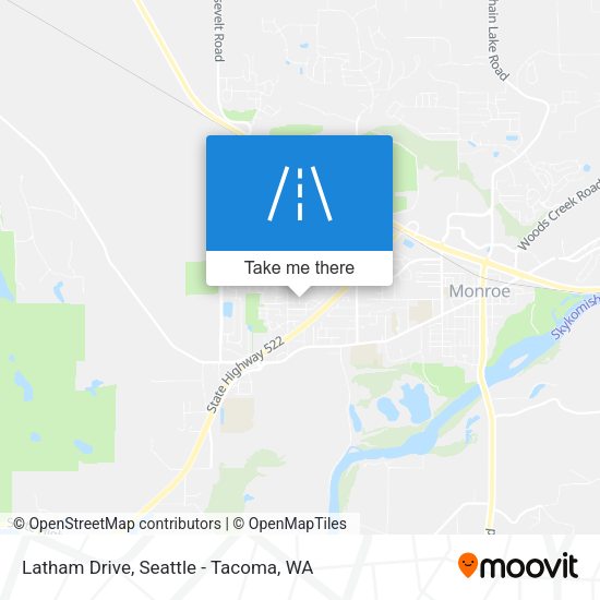 Latham Drive map