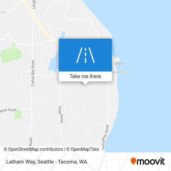 Latham Way map