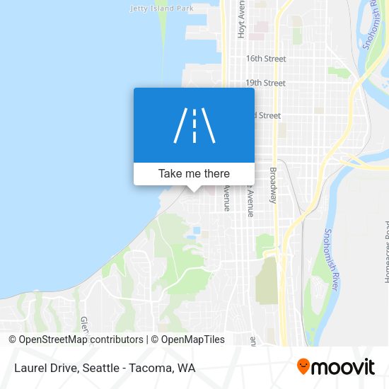 Mapa de Laurel Drive