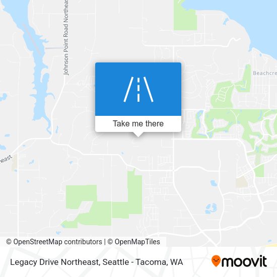 Mapa de Legacy Drive Northeast