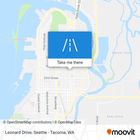 Mapa de Leonard Drive