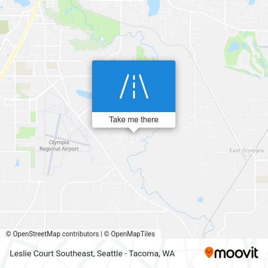 Mapa de Leslie Court Southeast