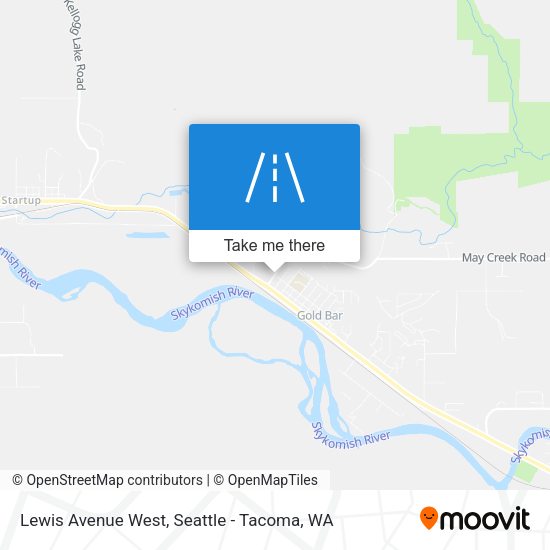 Mapa de Lewis Avenue West