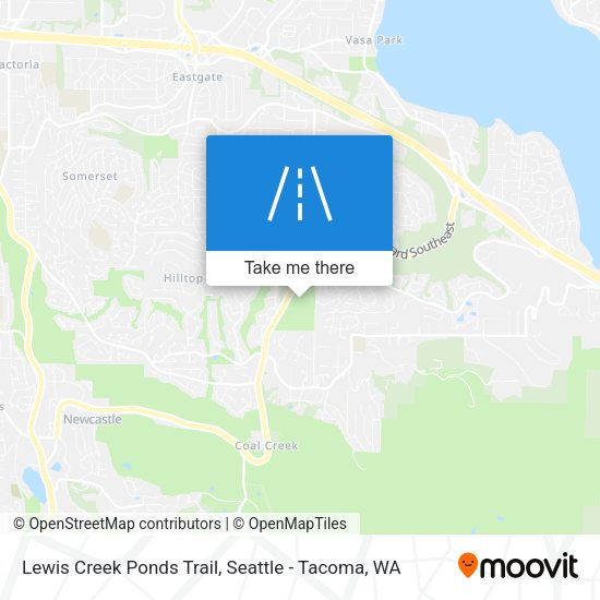 Mapa de Lewis Creek Ponds Trail