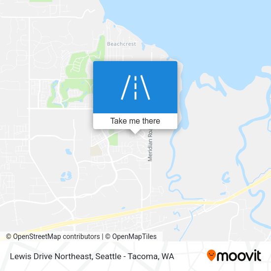 Lewis Drive Northeast map