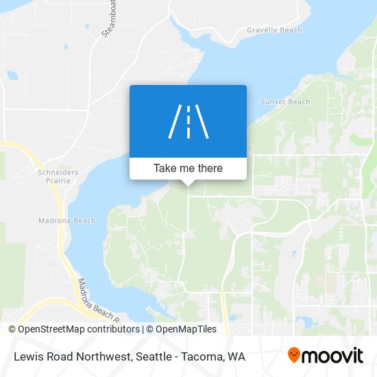 Lewis Road Northwest map