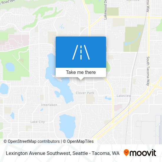 Lexington Avenue Southwest map