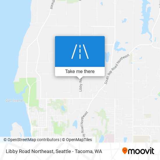 Libby Road Northeast map