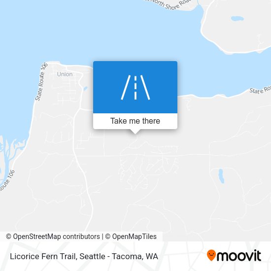 Licorice Fern Trail map