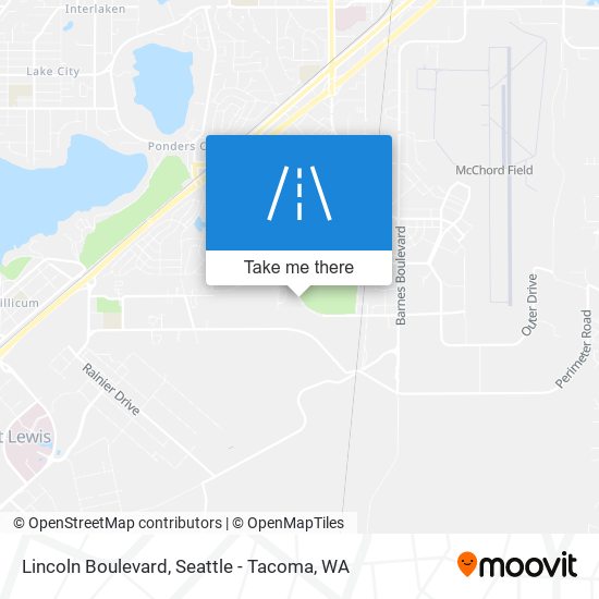 Lincoln Boulevard map