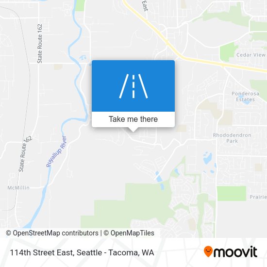 Mapa de 114th Street East