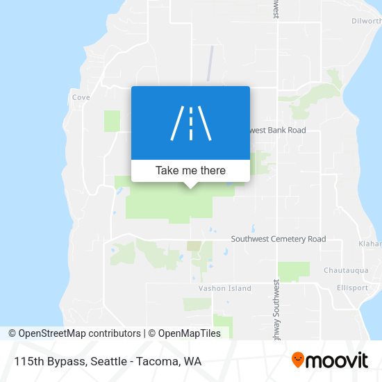 115th Bypass map