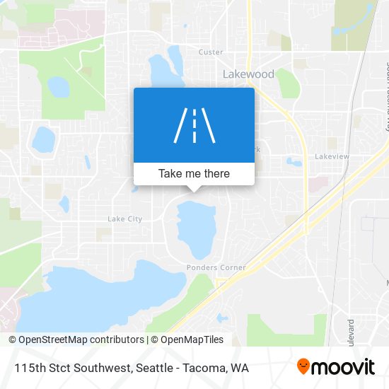 115th Stct Southwest map