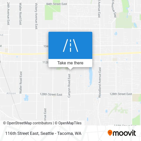 Mapa de 116th Street East