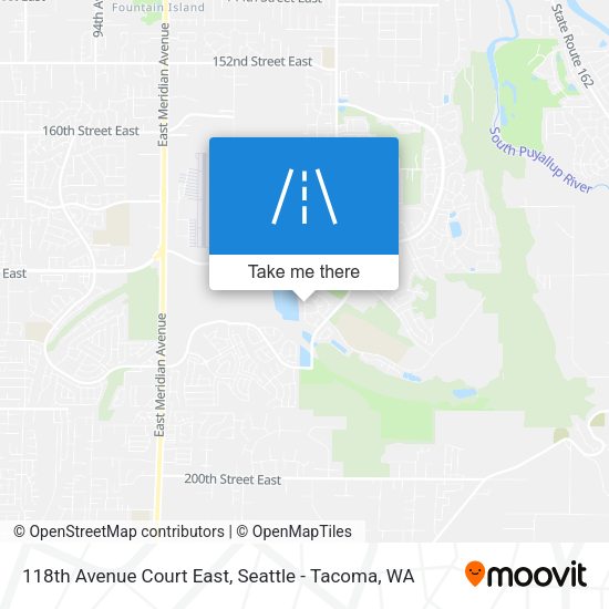 Mapa de 118th Avenue Court East