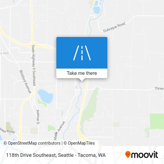 Mapa de 118th Drive Southeast