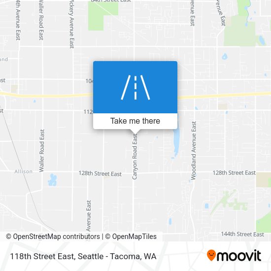 Mapa de 118th Street East