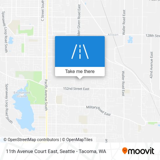 Mapa de 11th Avenue Court East