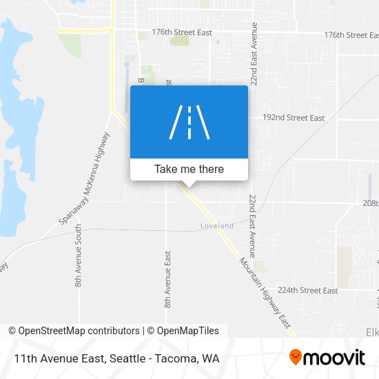 Mapa de 11th Avenue East