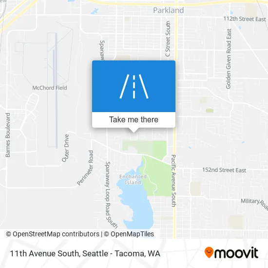 Mapa de 11th Avenue South