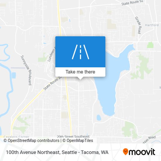 Mapa de 100th Avenue Northeast