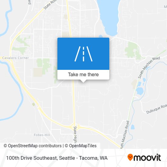 Mapa de 100th Drive Southeast