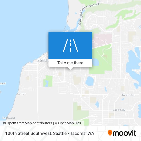 100th Street Southwest map