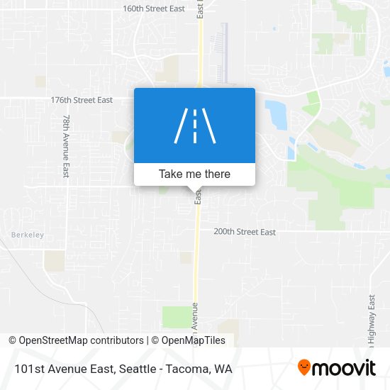 Mapa de 101st Avenue East