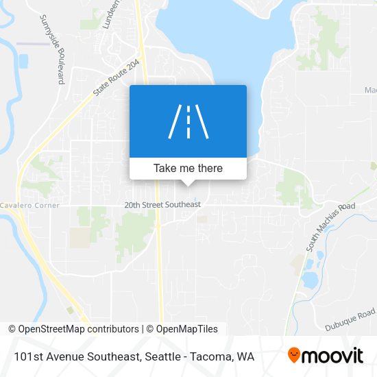 Mapa de 101st Avenue Southeast