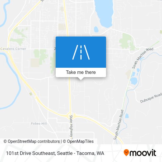 101st Drive Southeast map