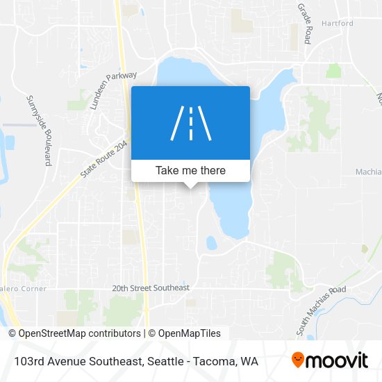 Mapa de 103rd Avenue Southeast