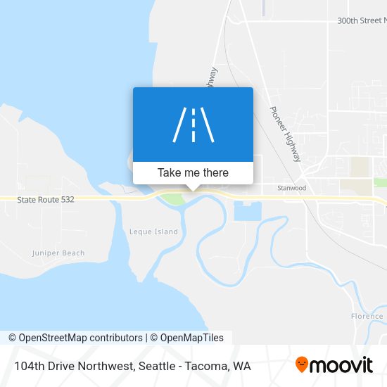 Mapa de 104th Drive Northwest