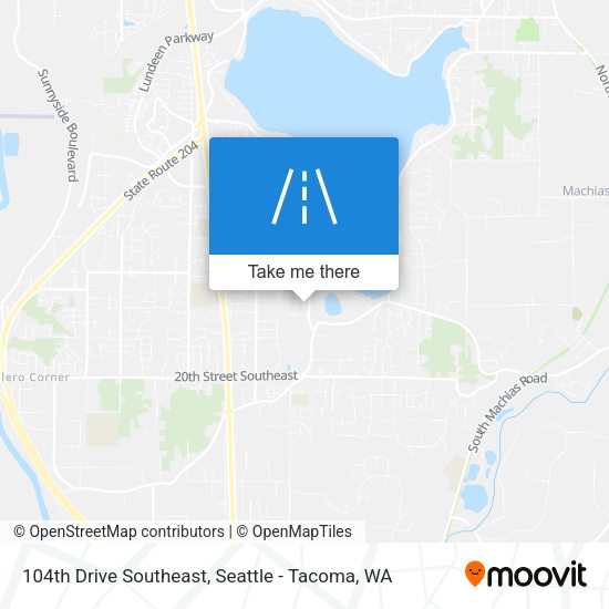Mapa de 104th Drive Southeast