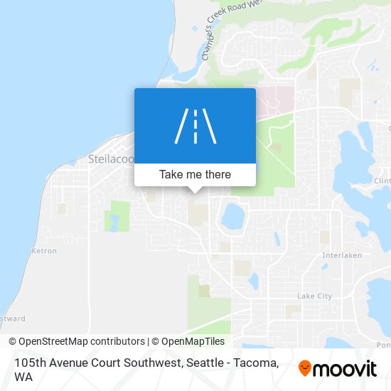 Mapa de 105th Avenue Court Southwest