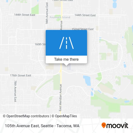 Mapa de 105th Avenue East