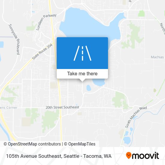 Mapa de 105th Avenue Southeast