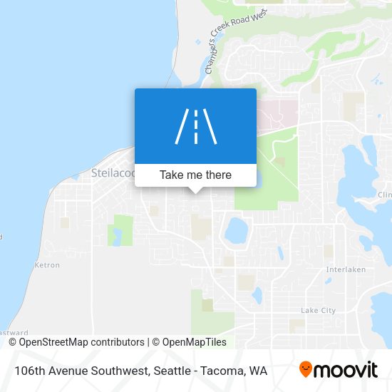 Mapa de 106th Avenue Southwest