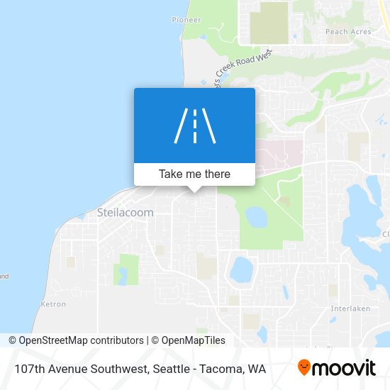 Mapa de 107th Avenue Southwest